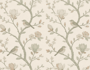 ModernAnimal And Plant Pattern Wallpaper