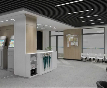 Modern Office Reception Desk-ID:195333966