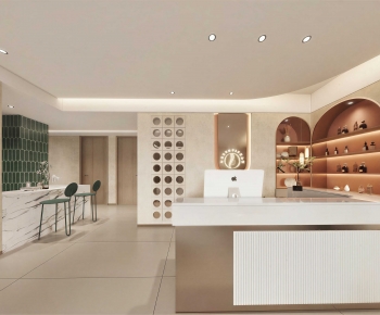Modern Office Reception Desk-ID:239582061