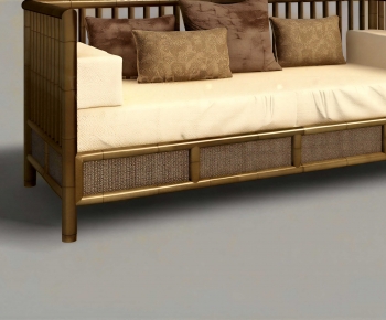New Chinese Style Three-seat Sofa-ID:360635045