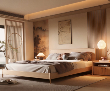 New Chinese Style Bedroom-ID:859666114