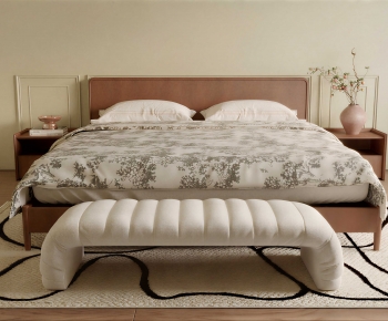 Modern Double Bed-ID:363003972