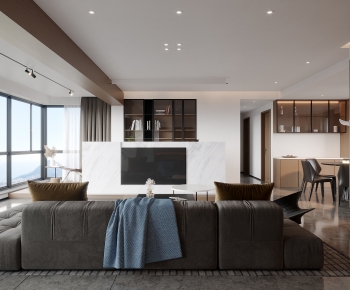 Modern A Living Room-ID:553575996