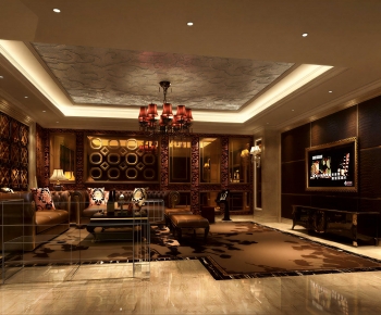 European Style A Living Room-ID:554199238