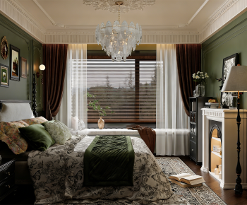 American Style Bedroom-ID:282577041