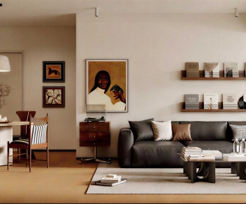 Modern A Living Room-ID:515588052