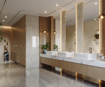 Modern Public Toilet-ID:950257066