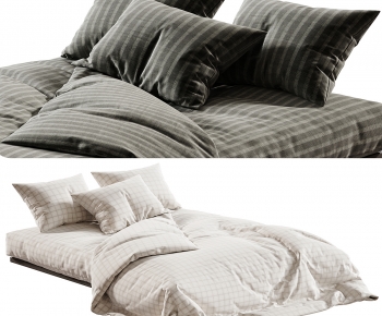 Modern Double Bed-ID:967992074