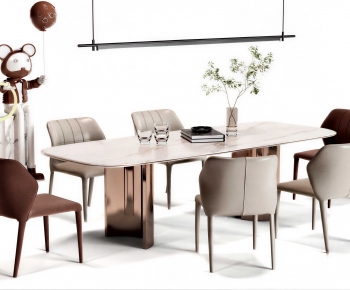 Modern Dining Table And Chairs-ID:956861021
