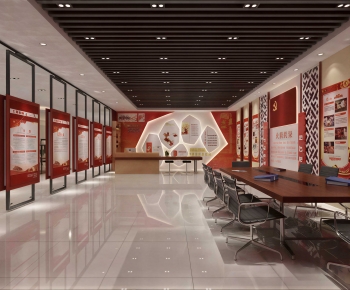Modern Exhibition Hall-ID:855252035