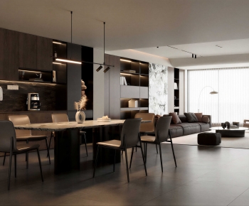 Modern Dining Room-ID:605386975