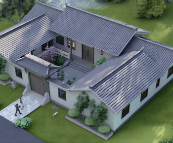 Chinese Style Residential Building-ID:264934069