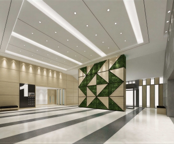 Modern Office Reception Desk-ID:831269985