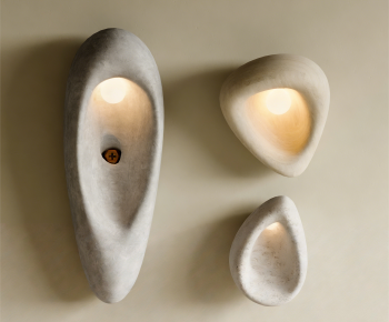 Wabi-sabi Style Wall Lamp-ID:645195012