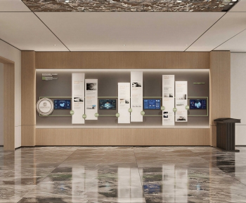 Modern Exhibition Hall-ID:745640994