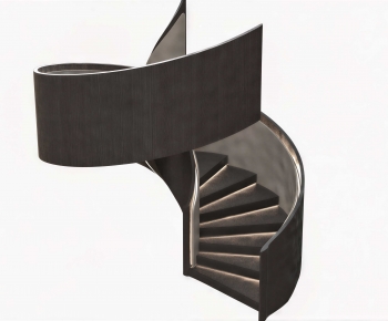 Modern Rotating Staircase-ID:695871112
