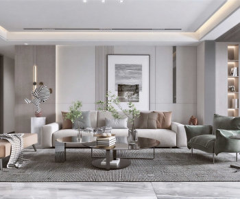 Modern A Living Room-ID:358056078