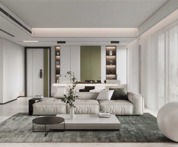 Modern A Living Room-ID:847393041
