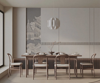 New Chinese Style Dining Room-ID:267797956