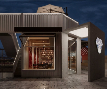 Modern Appearance Of Commercial Building-ID:903664114