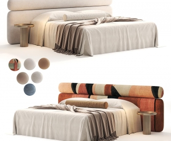 Modern Double Bed-ID:408730039