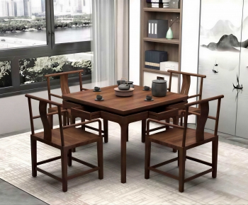 New Chinese Style Tea Tables And Chairs-ID:800508982