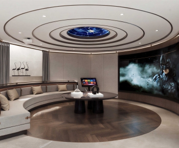 Modern Audiovisual Room-ID:910536056