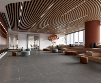 Modern Office Reception Desk-ID:693159107