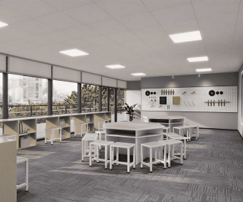 Modern School Classrooms-ID:178847074