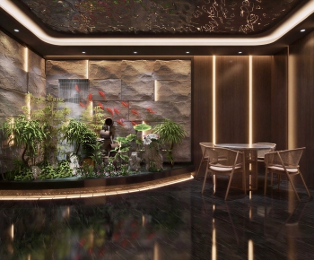 New Chinese Style Plant Landscaping-ID:396886113
