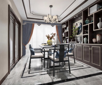 New Chinese Style Dining Room-ID:130719908