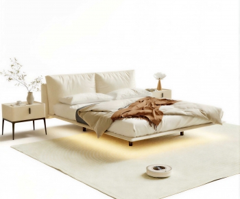 Modern Double Bed-ID:948350911