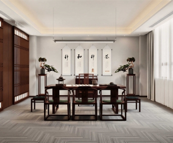 New Chinese Style Tea House-ID:244436983