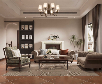 American Style A Living Room-ID:541294107