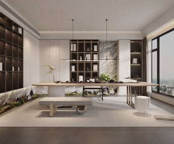 New Chinese Style Tea House-ID:132786045