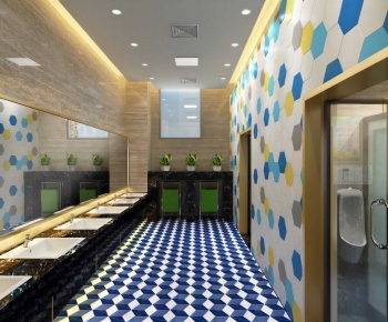 Modern Public Toilet-ID:154864074