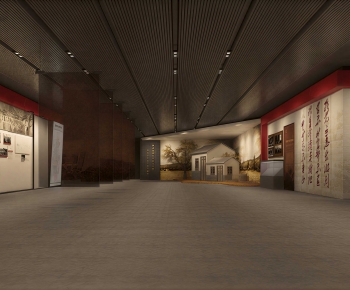 Modern Exhibition Hall-ID:343056926