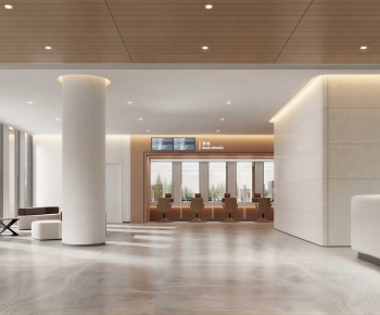 Modern Hospital Hall-ID:197017917