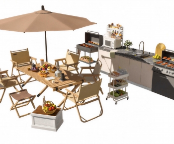 Modern Outdoor Tables And Chairs-ID:364995965
