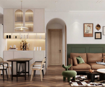 Modern A Living Room-ID:730015991