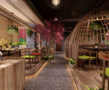 Industrial Style Restaurant-ID:687828066