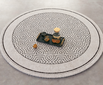 Modern Circular Carpet-ID:567679889
