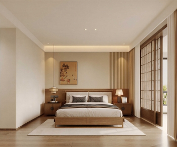 Japanese Style Bedroom-ID:517118939