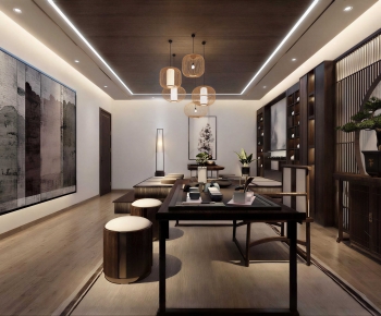 New Chinese Style Tea House-ID:927947049