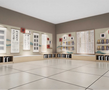 New Chinese Style Exhibition Hall-ID:878731013