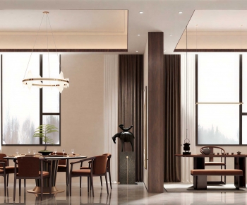 New Chinese Style Dining Room-ID:609901911