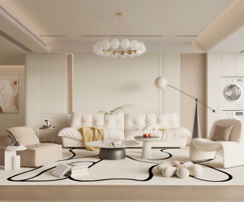 Modern A Living Room-ID:702364926