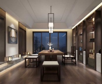 New Chinese Style Dining Room-ID:156364927