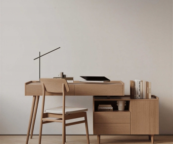 Modern Computer Desk And Chair-ID:661473048