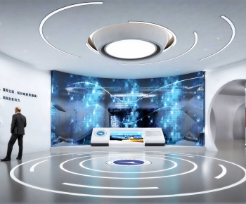 Modern Exhibition Hall-ID:639348985